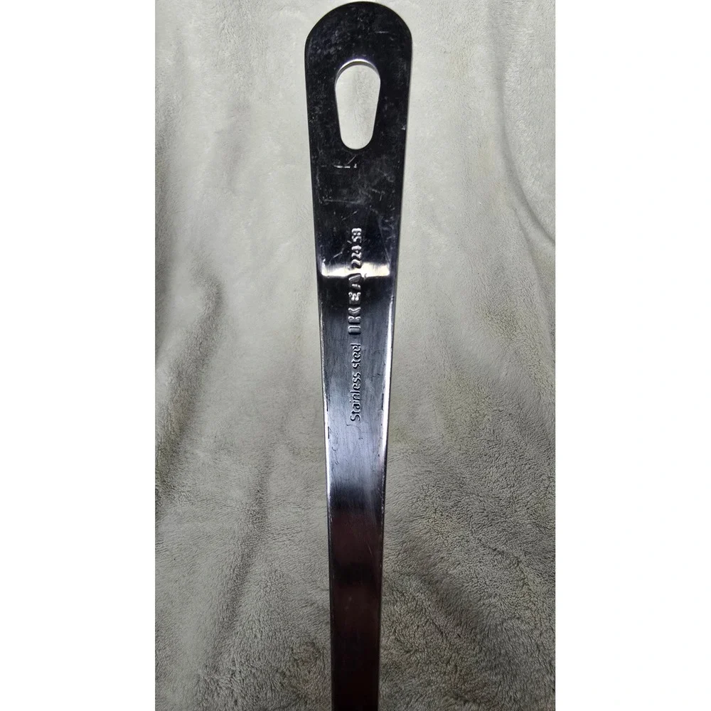 IKEA Stainless Steel Soup Ladle Silver Kitchen Serving Tool 22458